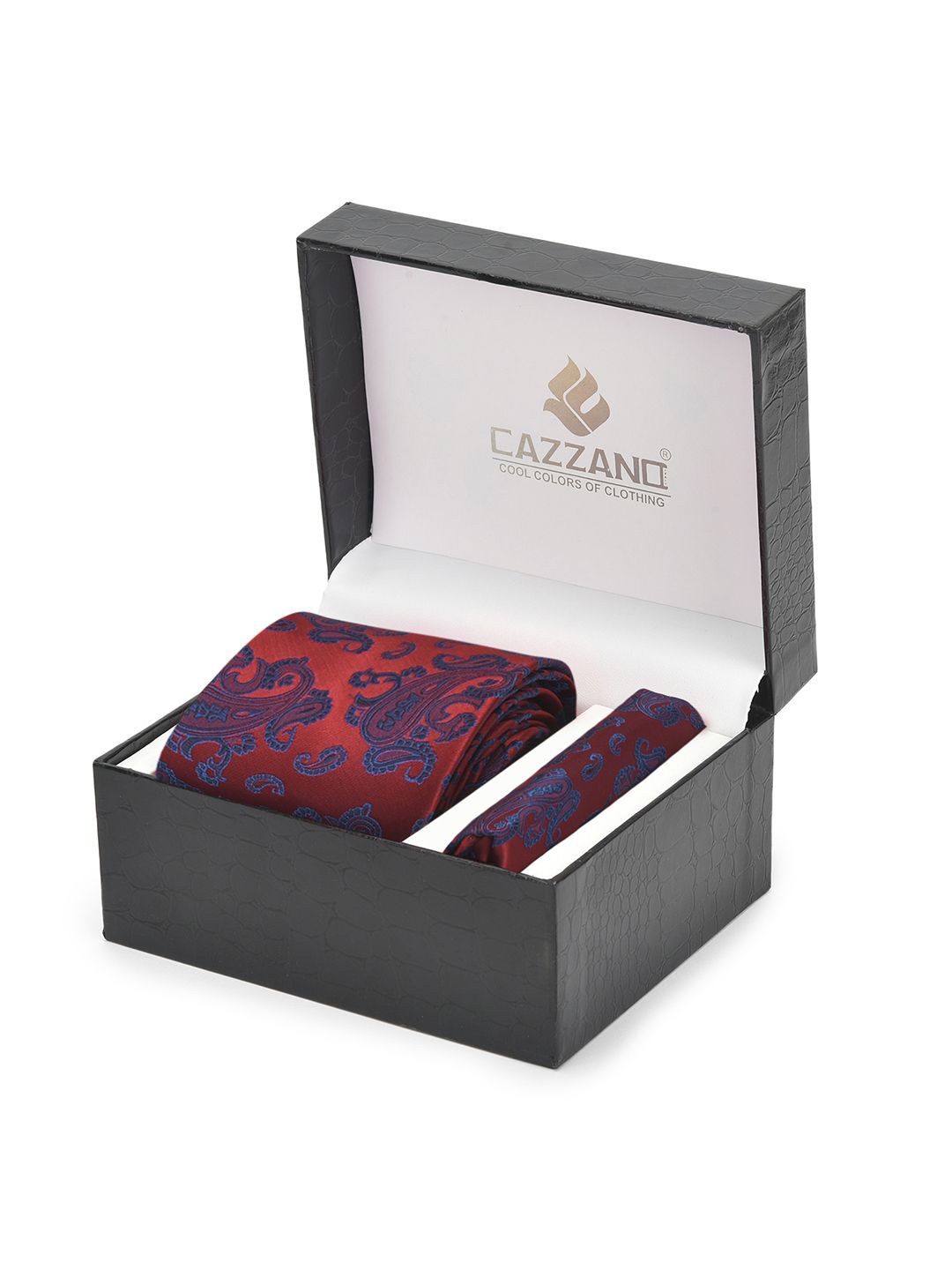 

Cazzano Men Accessory Gift Set of, Maroon