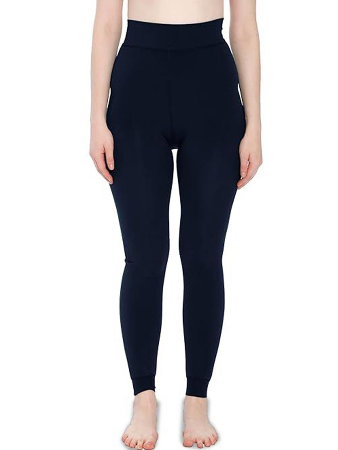 

BRACHY Women Thermal Ankle Length Winter Leggings, Navy blue