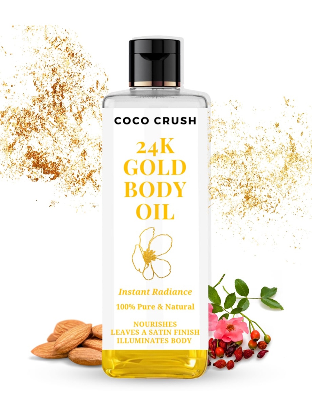 

Coco Crush 24K Gold Radiance Oil- 50ml, Transparent