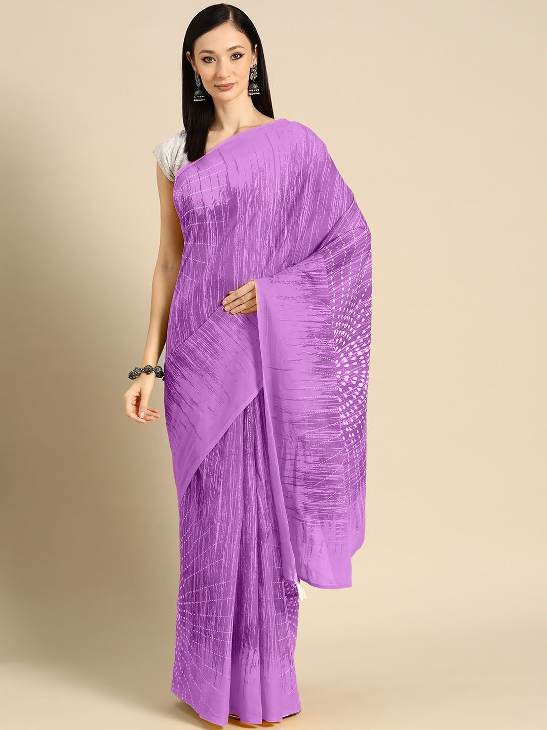 

BUTA BUTI Pure Cotton Saree, Pink