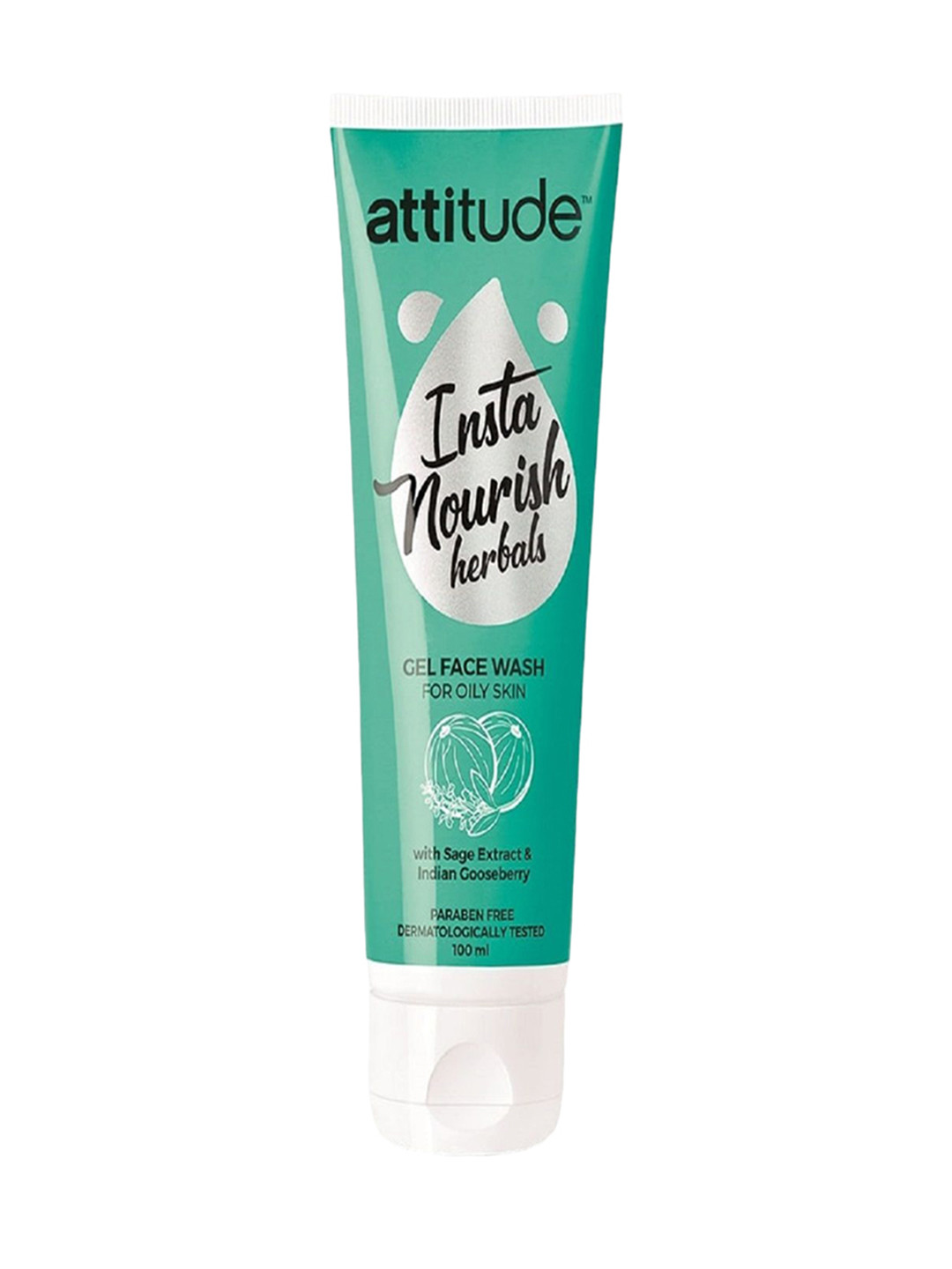

Amwayy Attitude Insta Nourish Herbals Gel Face Wash-100ml, Na