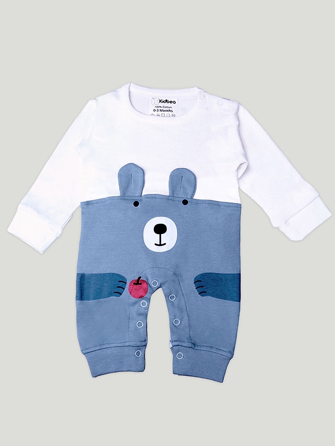 

Kidbea Infant Organic Cotton Romper, Blue