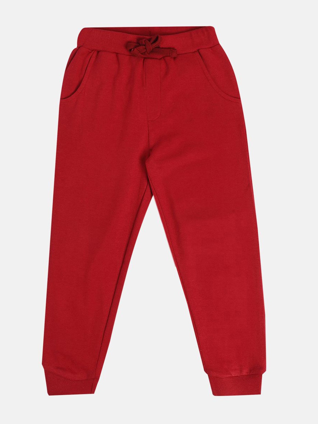 

MINI KLUB Boys Mid-Rise Joggers, Red