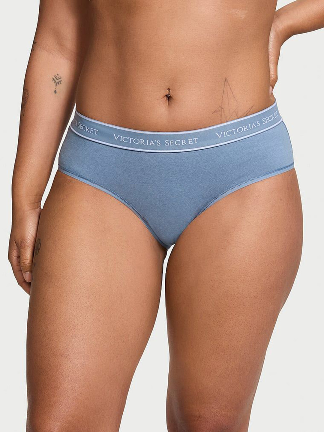

Victoria's Secret Mid-Rise Seamless Hipster Briefs 112463503JSD, Blue