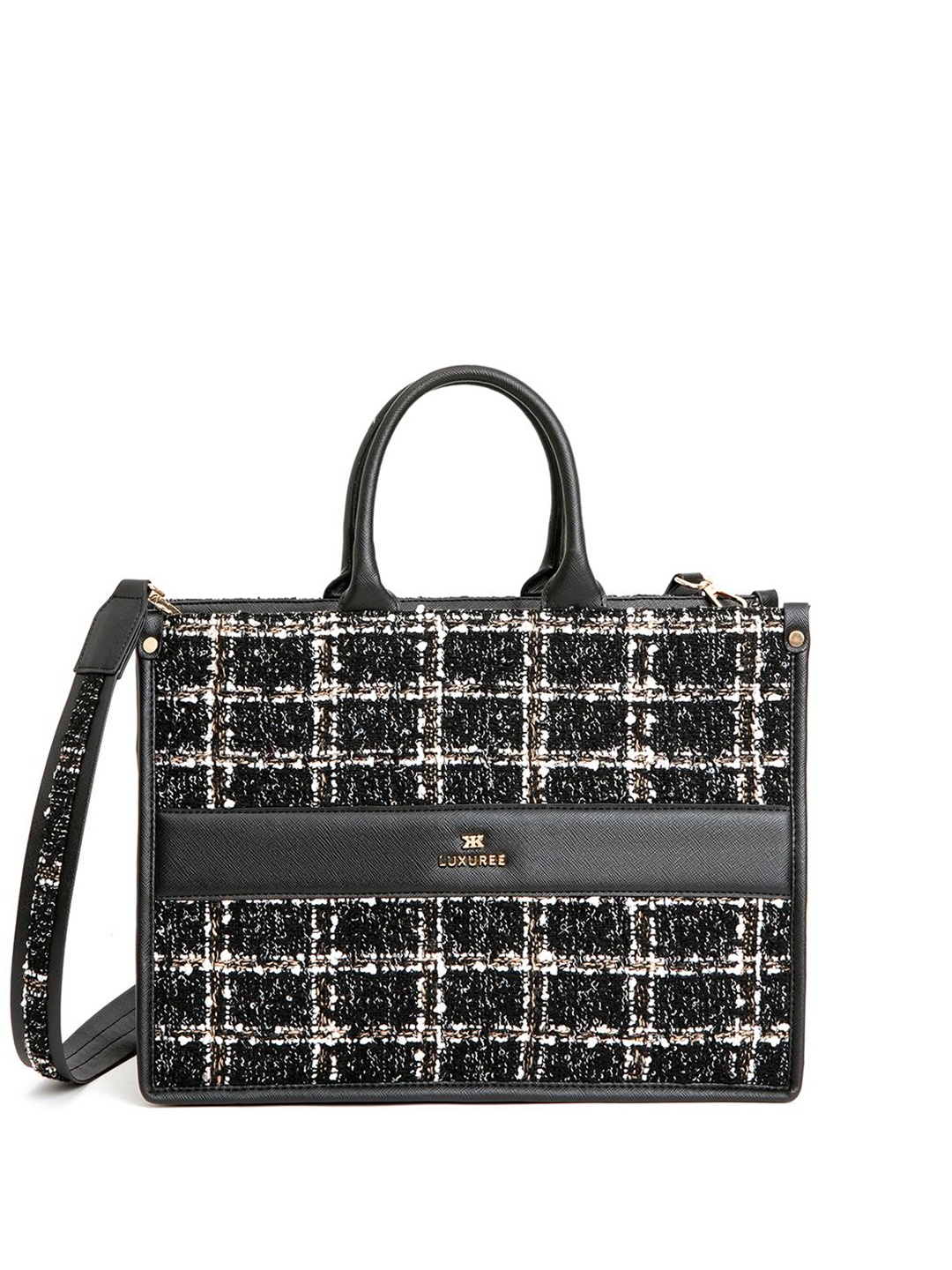 

KLEIO Women Office Tote Bag, Black