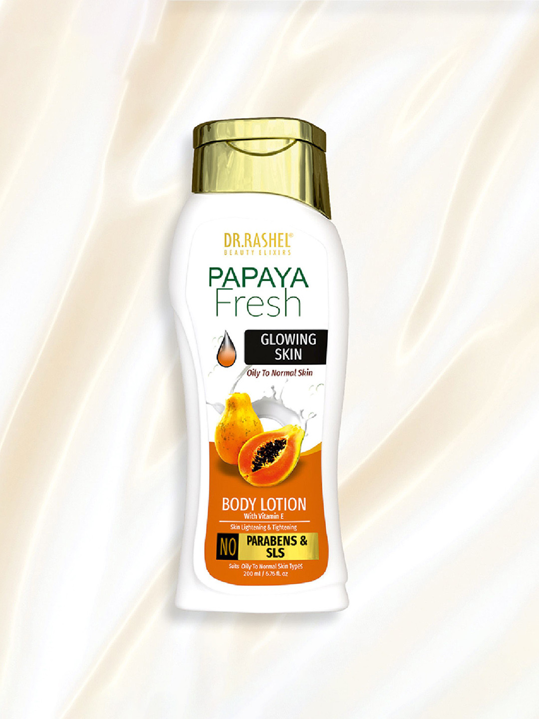 

DR.RASHEL Papaya Fresh Body Lotion -200ml, Orange