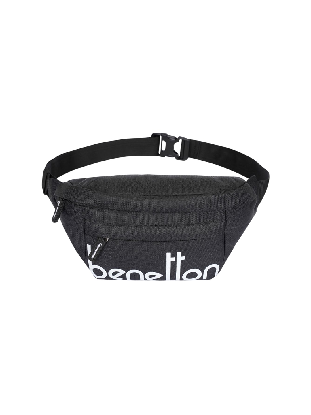 

United Colors of Benetton Printed Soft-Case Waist Pouch, Black