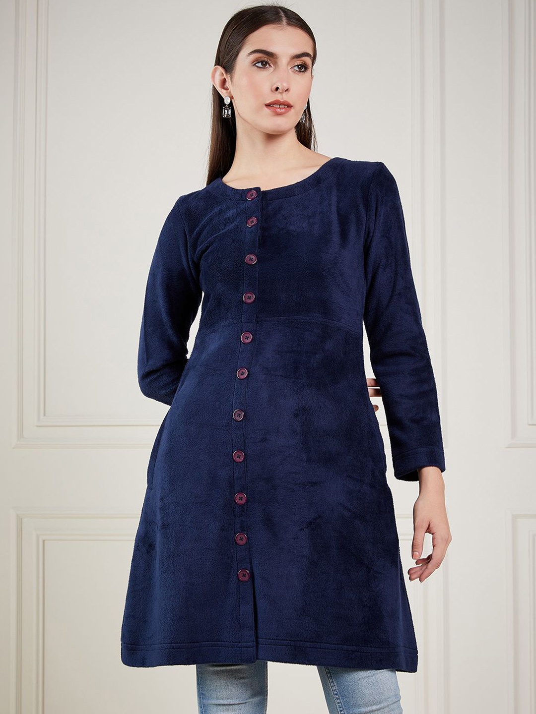 

STADO Women Formal Fit & Flare Dress, Blue
