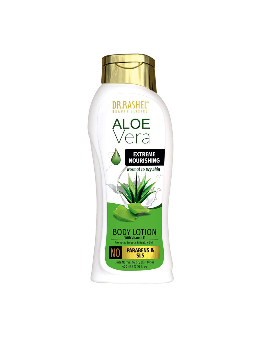 

DR.RASHEL Aloe Vera Body Lotion For Extreme Nourishing 400 ml, Green