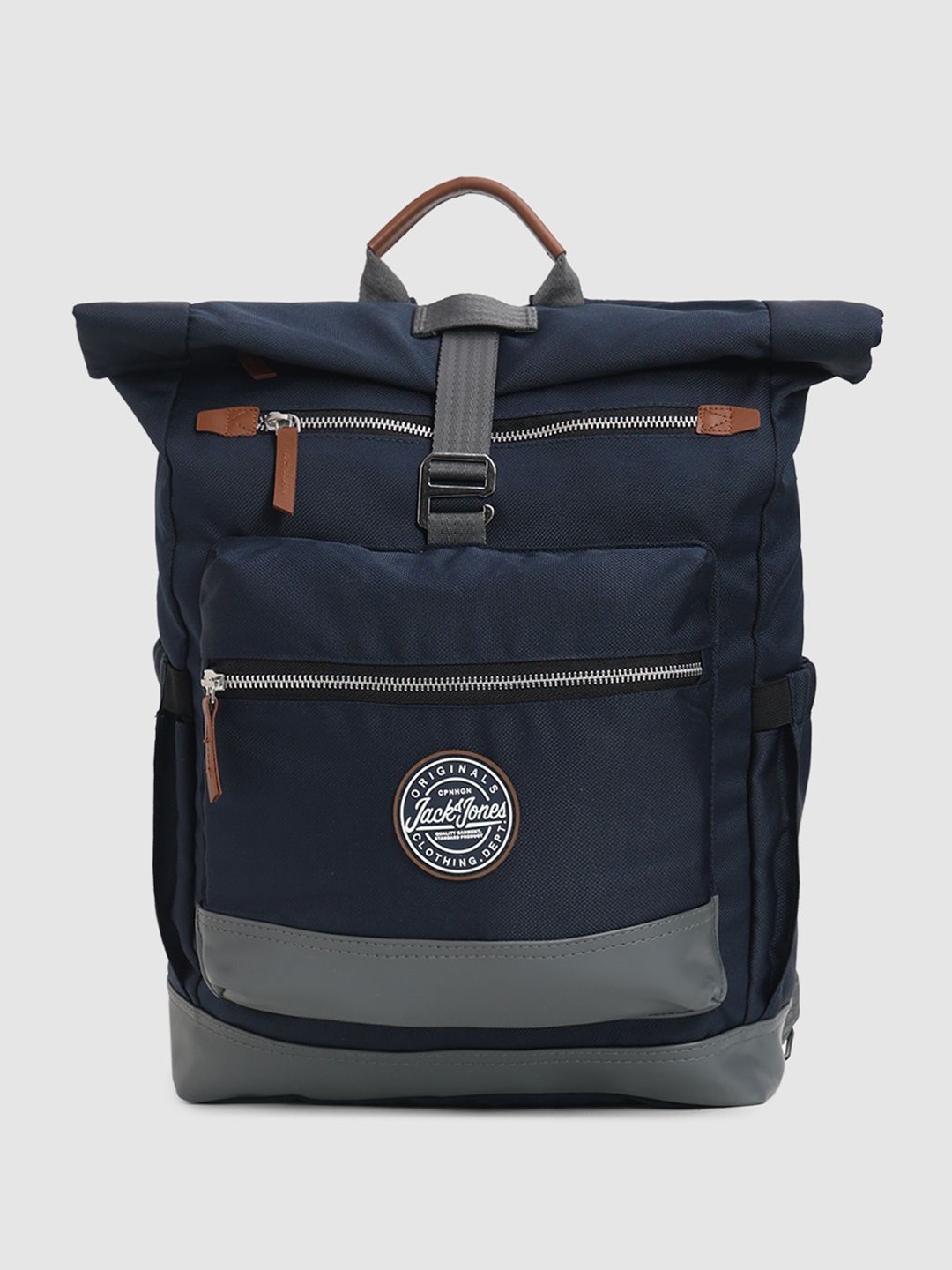 

Jack & Jones Men Brand Logo Backpack, Navy blue