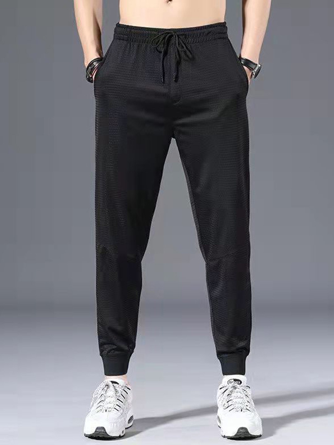 

StyleCast Men Joggers Trousers, Black