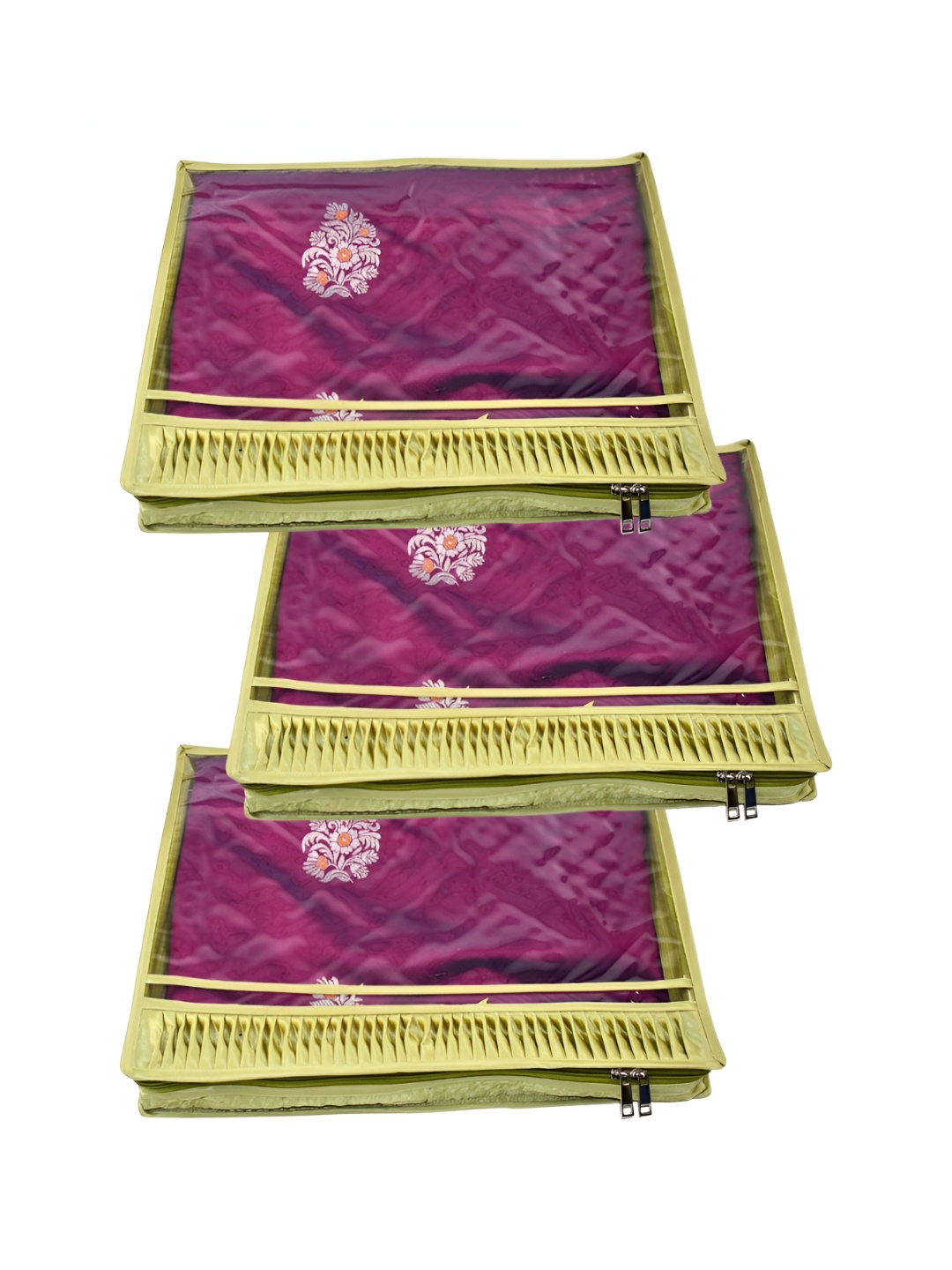 

Ajabh Green 3 Pieces Self Design Water Resistant Multi-Utility Organisers