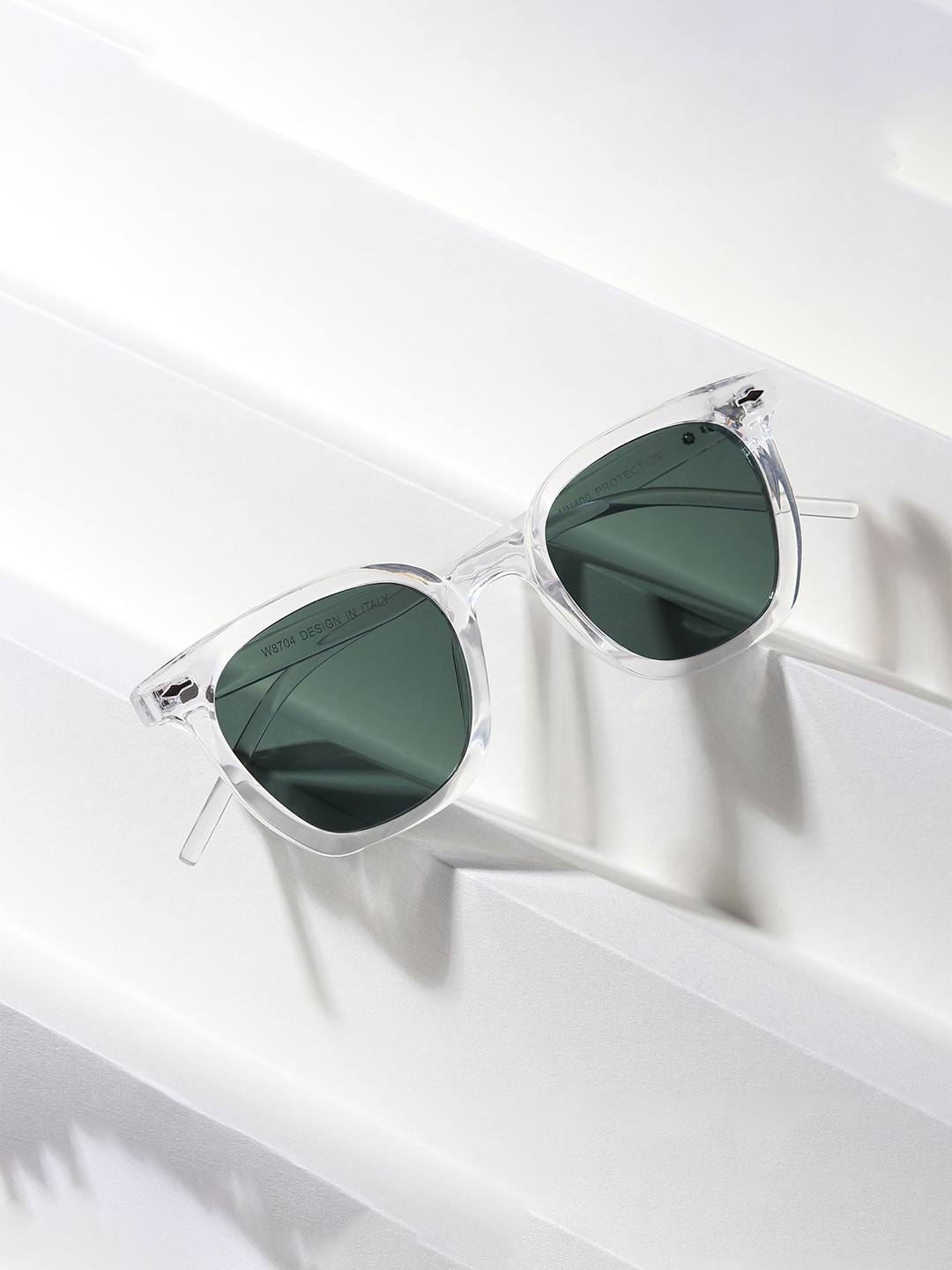 

The Roadster Lifestyle Co Unisex Lens Square.Mg spectacular Men Women sunglasses-Clear, White