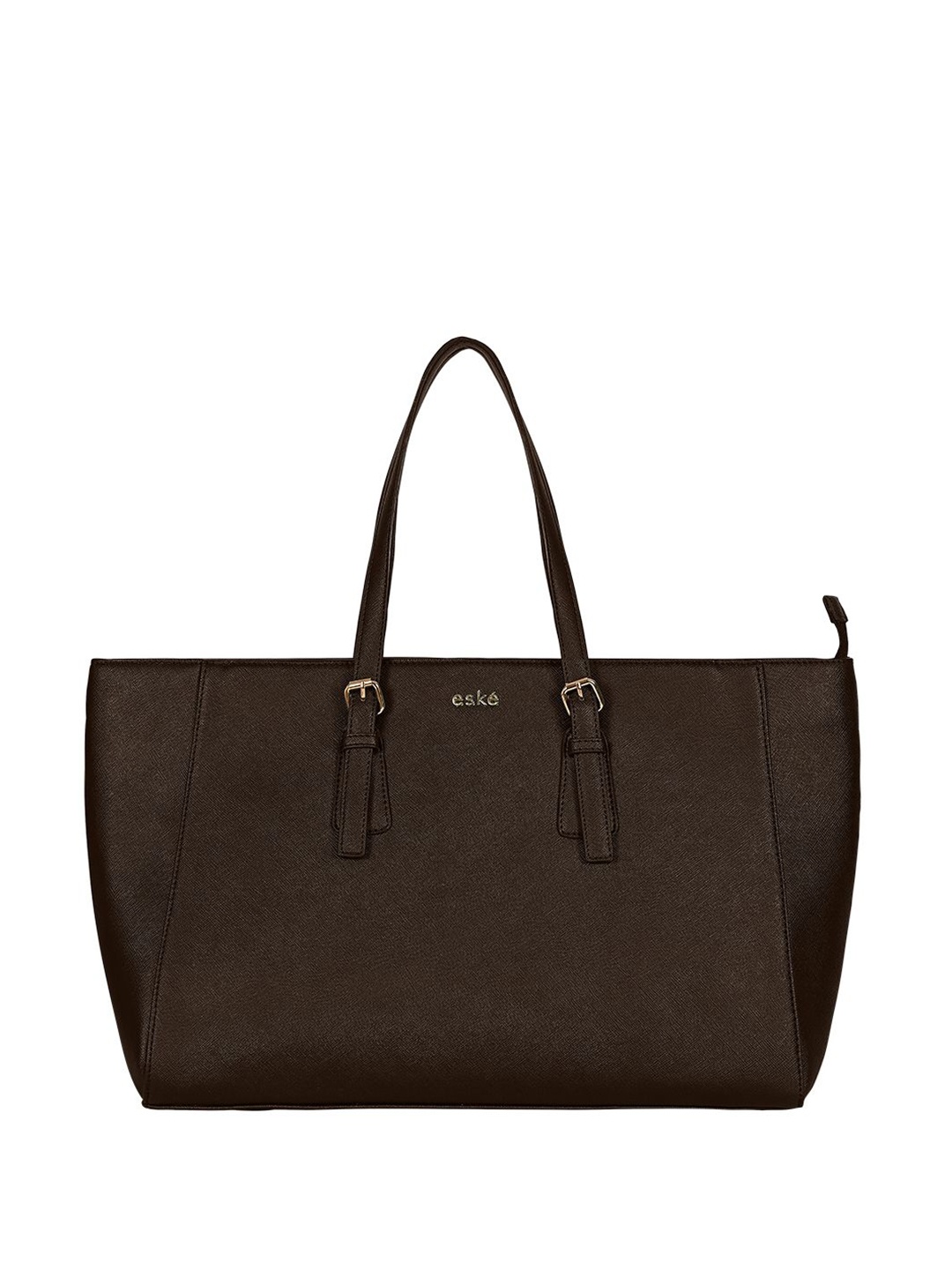 

Eske Women Oversized Structured Tote Bag, Brown