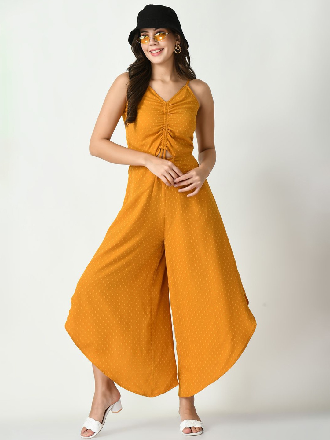

Tushita Culotte Jumpsuit, Gold