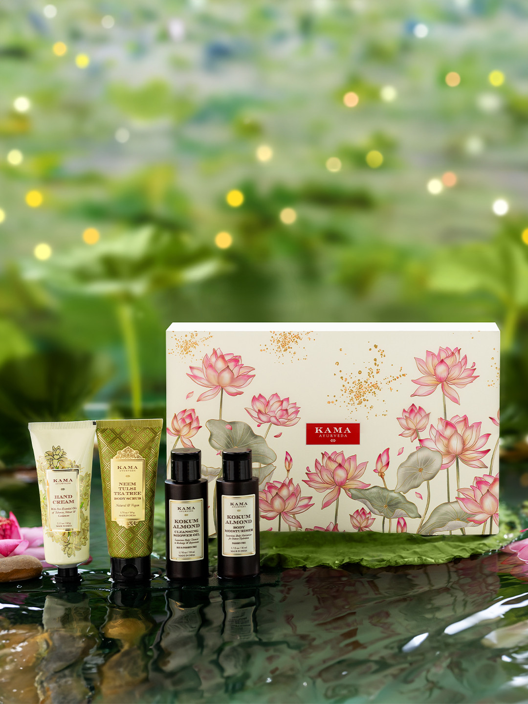 

KAMA AYURVEDA Harmonising Bodycare Gift Set, Cream