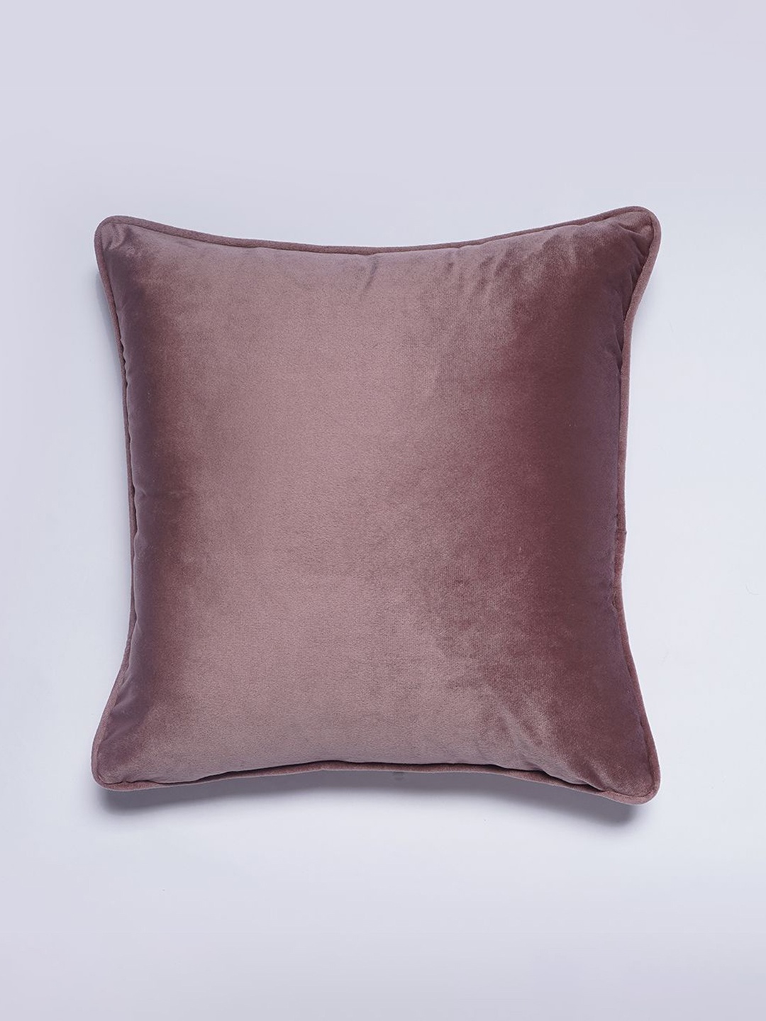 

SANSKRUTIHOMES Brown Velvet Square Cushion Covers