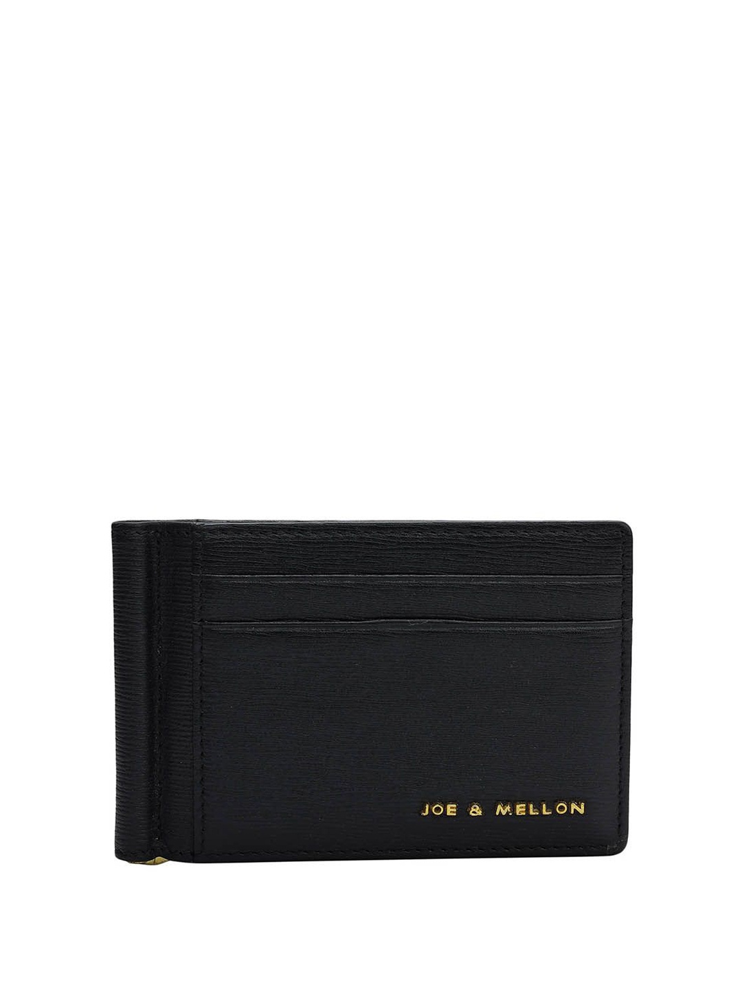 

Joe & Mellon Men Textured Leather Two Fold Wallet, Black