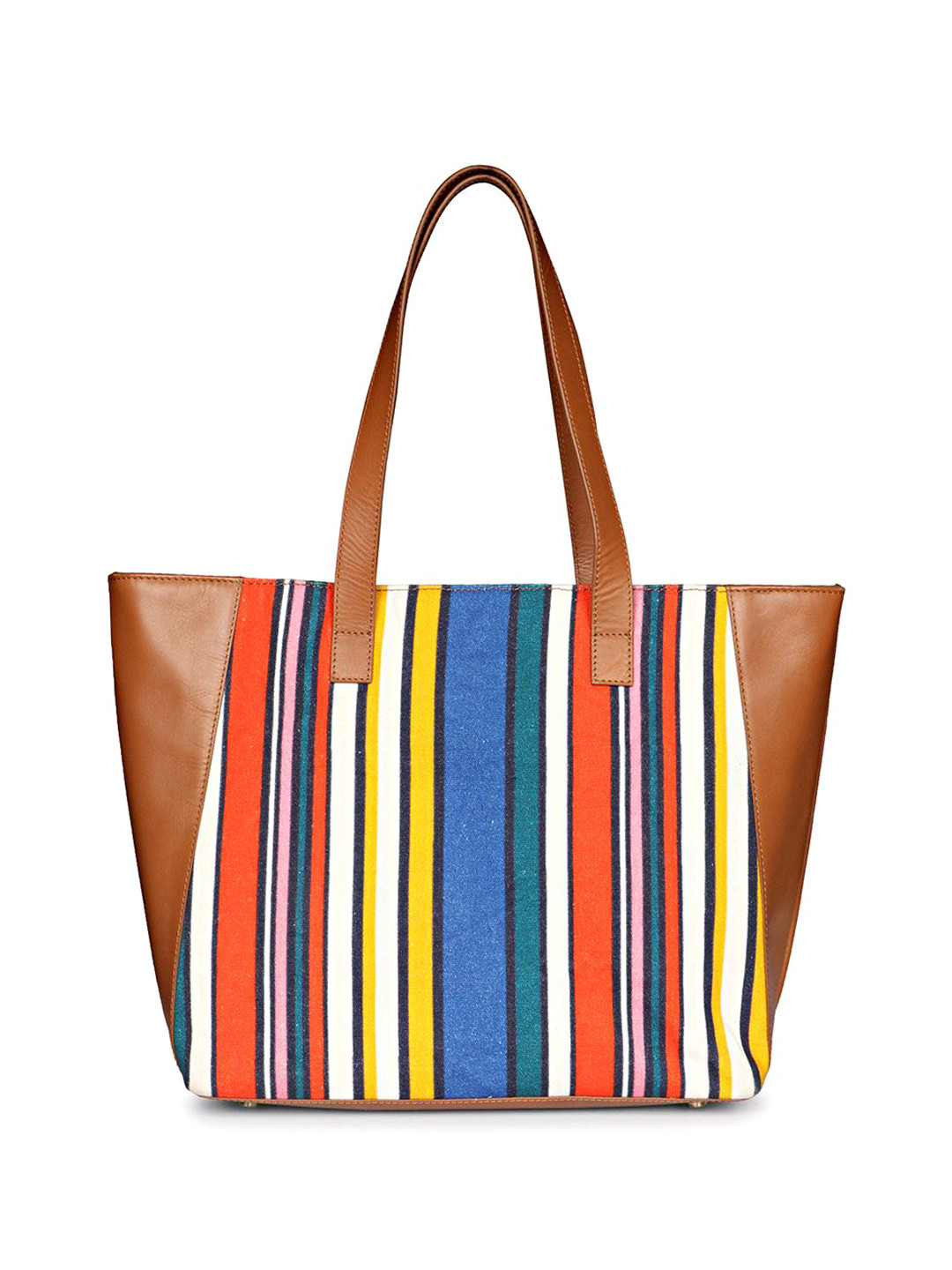 

Favore Women Printed Leather Shopper Tote Bag with Tasselled, Multi