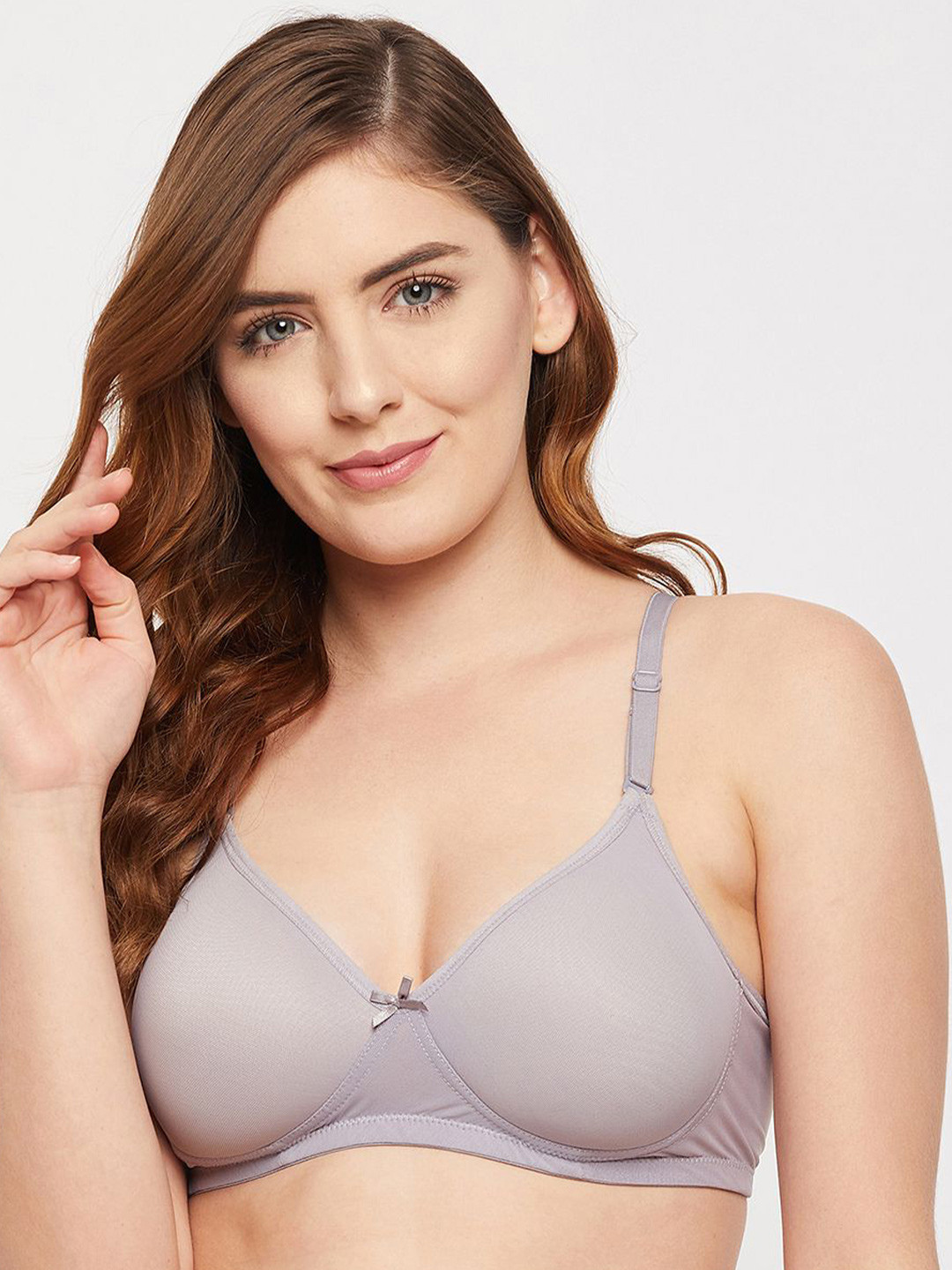 

Clovia Full Coverage Lightly Padded Bra, Grey