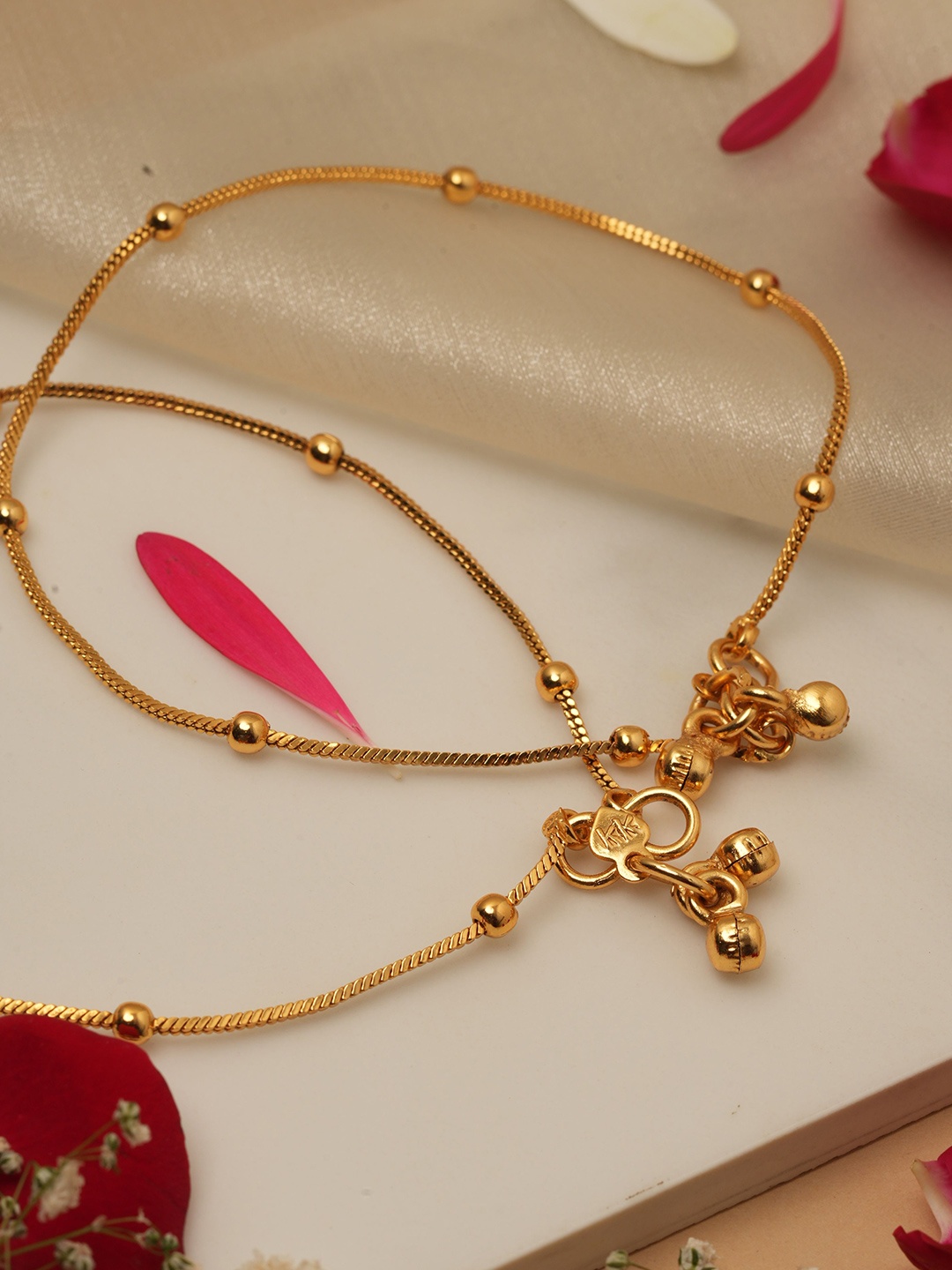 

Mirraw Gold-Plated Anklet