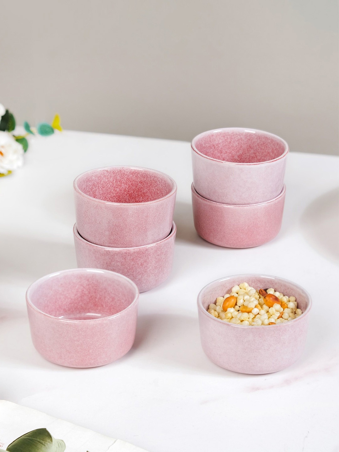 

Nestasia Pink 6 Pieces Ceramic Bowl 200ml