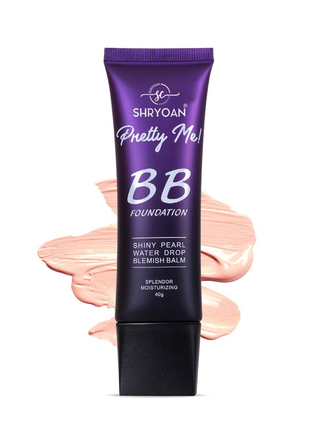 

SHRYOAN Pretty Me Shiny Pearl Water Drop BB Foundation-40g Light Rose- 02, Beige