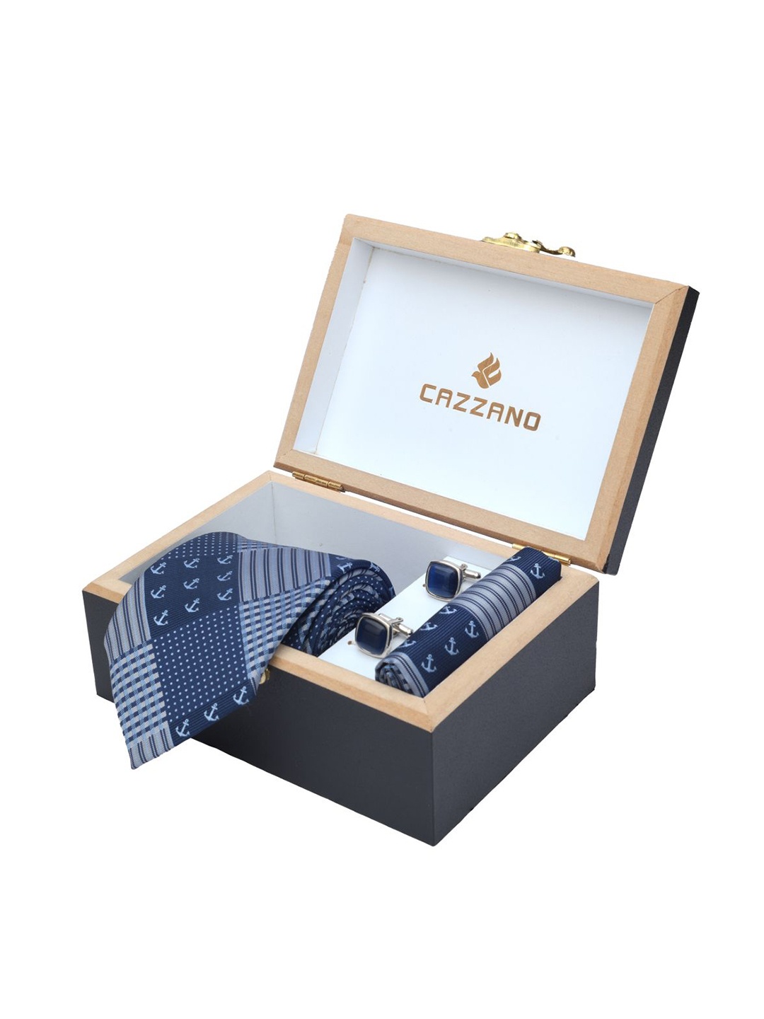 

Cazzano Men Accessory Gift Set of, Blue