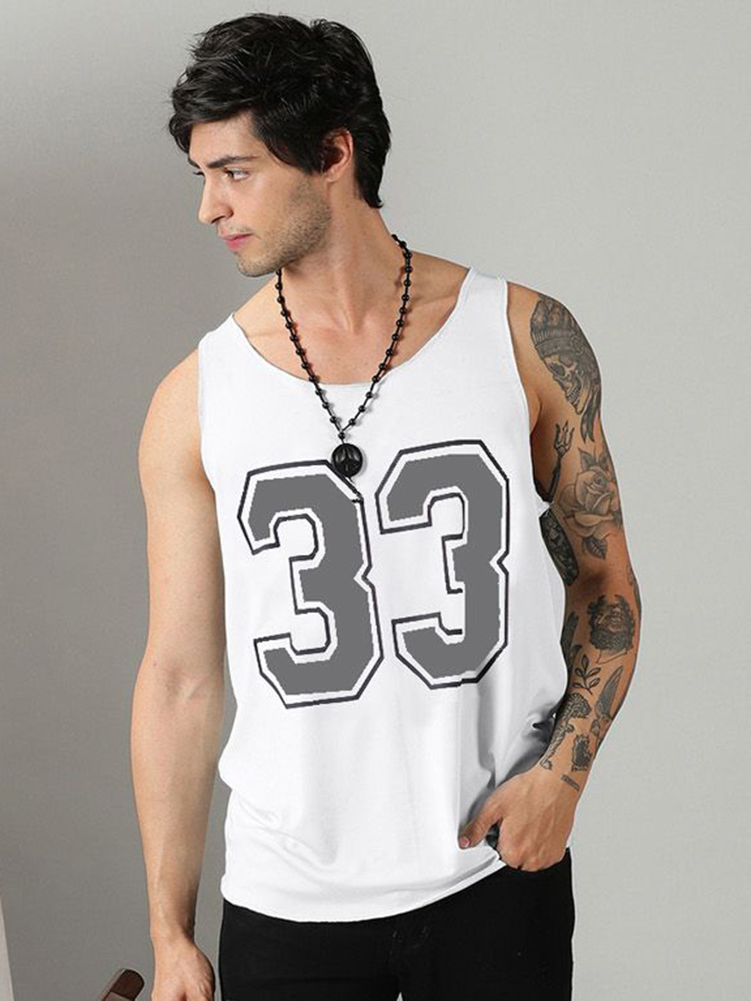 

Rodzen Men Typography Printed Round Neck T-shirt, White