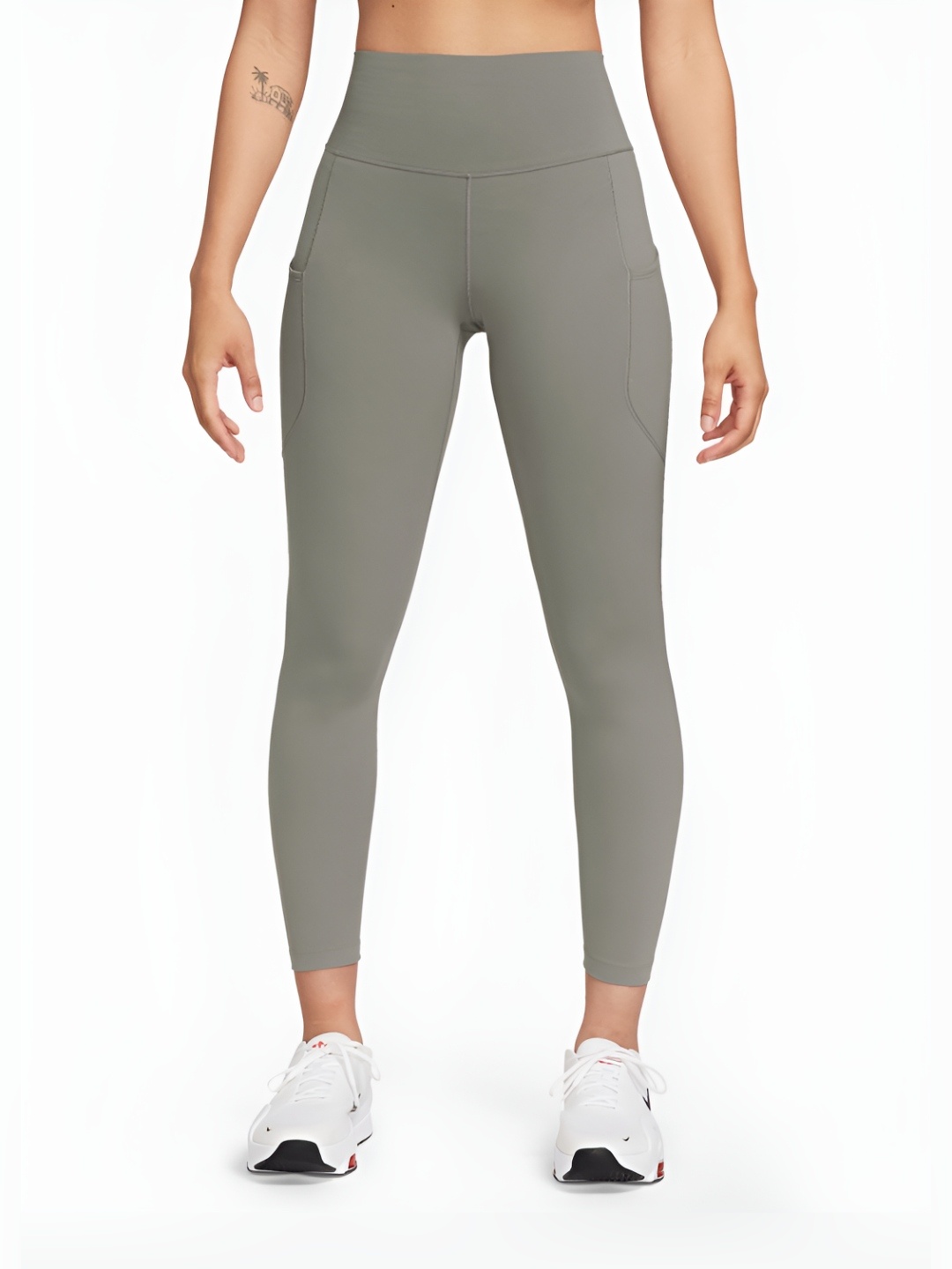 

Nike One Women's High-Waisted 7/8 Leggings with Pockets, Green