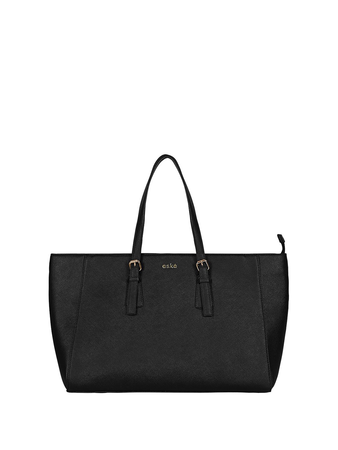 

Eske Women Oversized Structured Tote Bag, Black