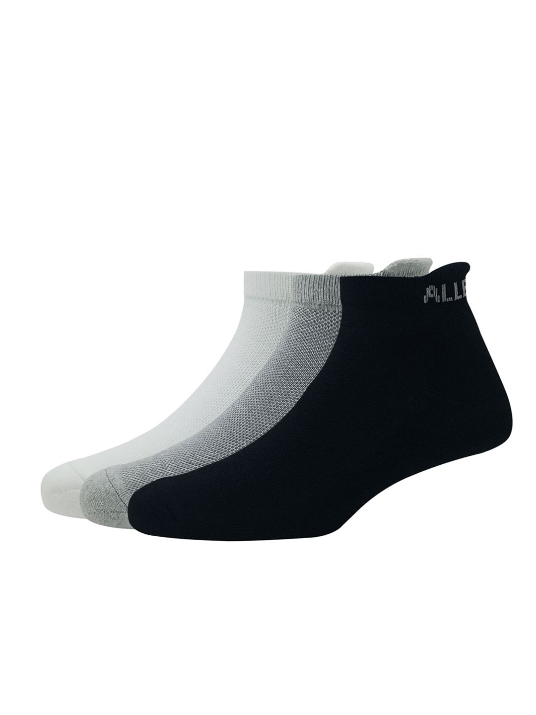 

Allen Solly Men Pack Of 3 Patterned Ankle-Length Socks, White