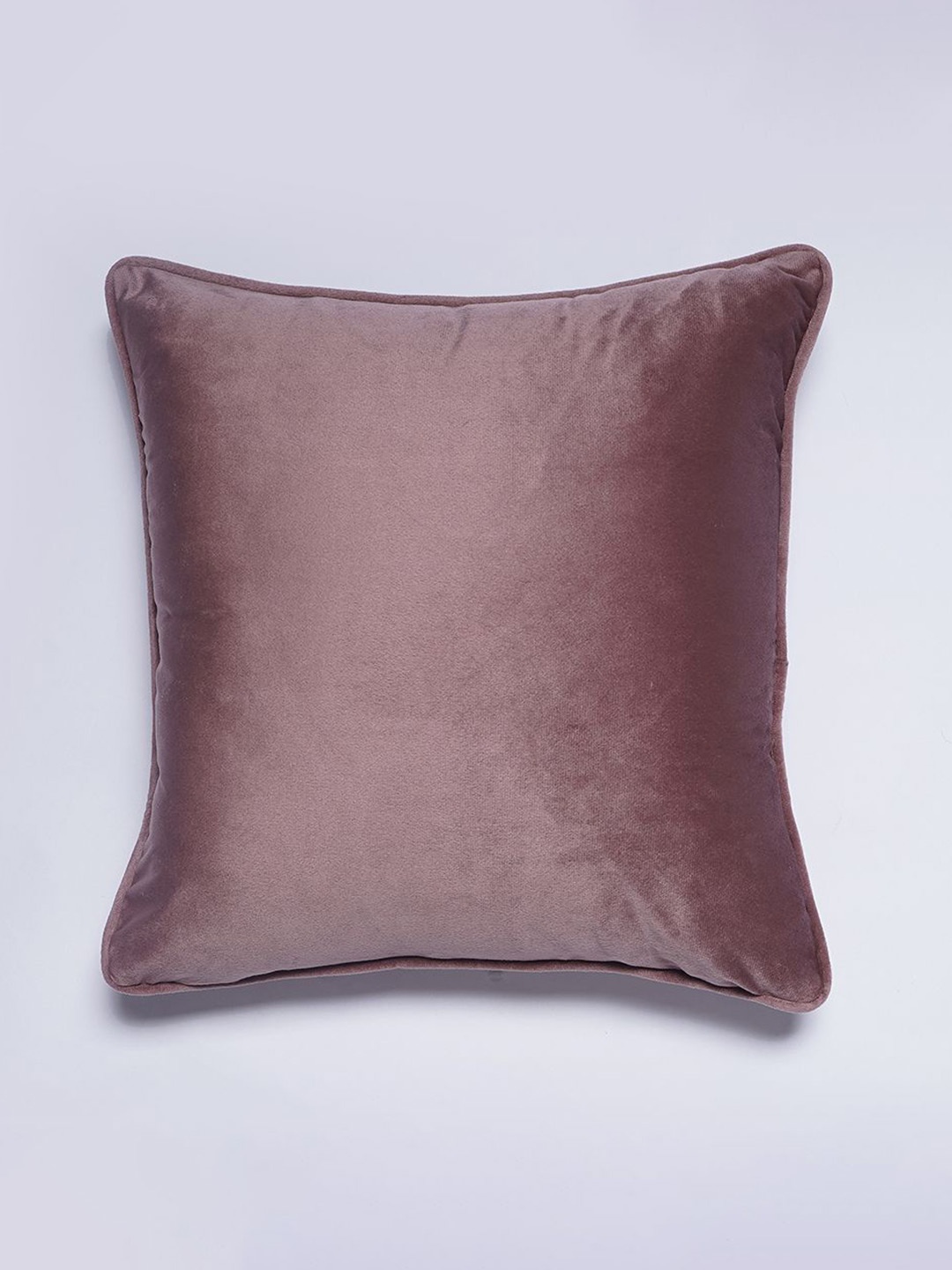 

SANSKRUTIHOMES Brown Velvet Square Cushion Covers