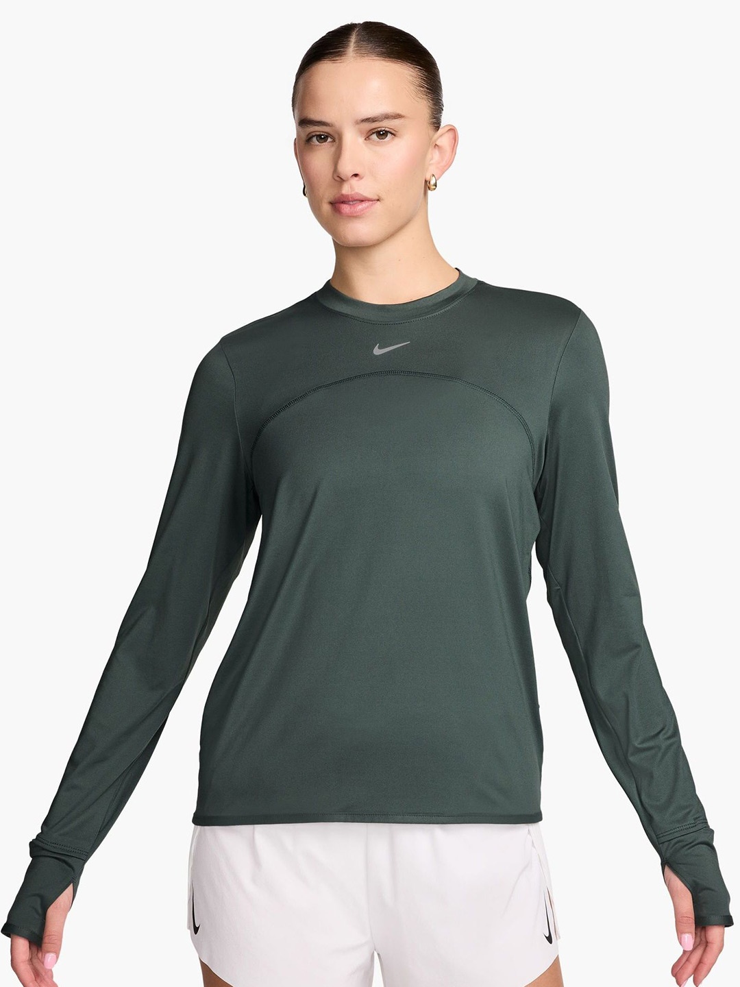 

Nike Dri-FIT Crew-Neck Running Top, Green