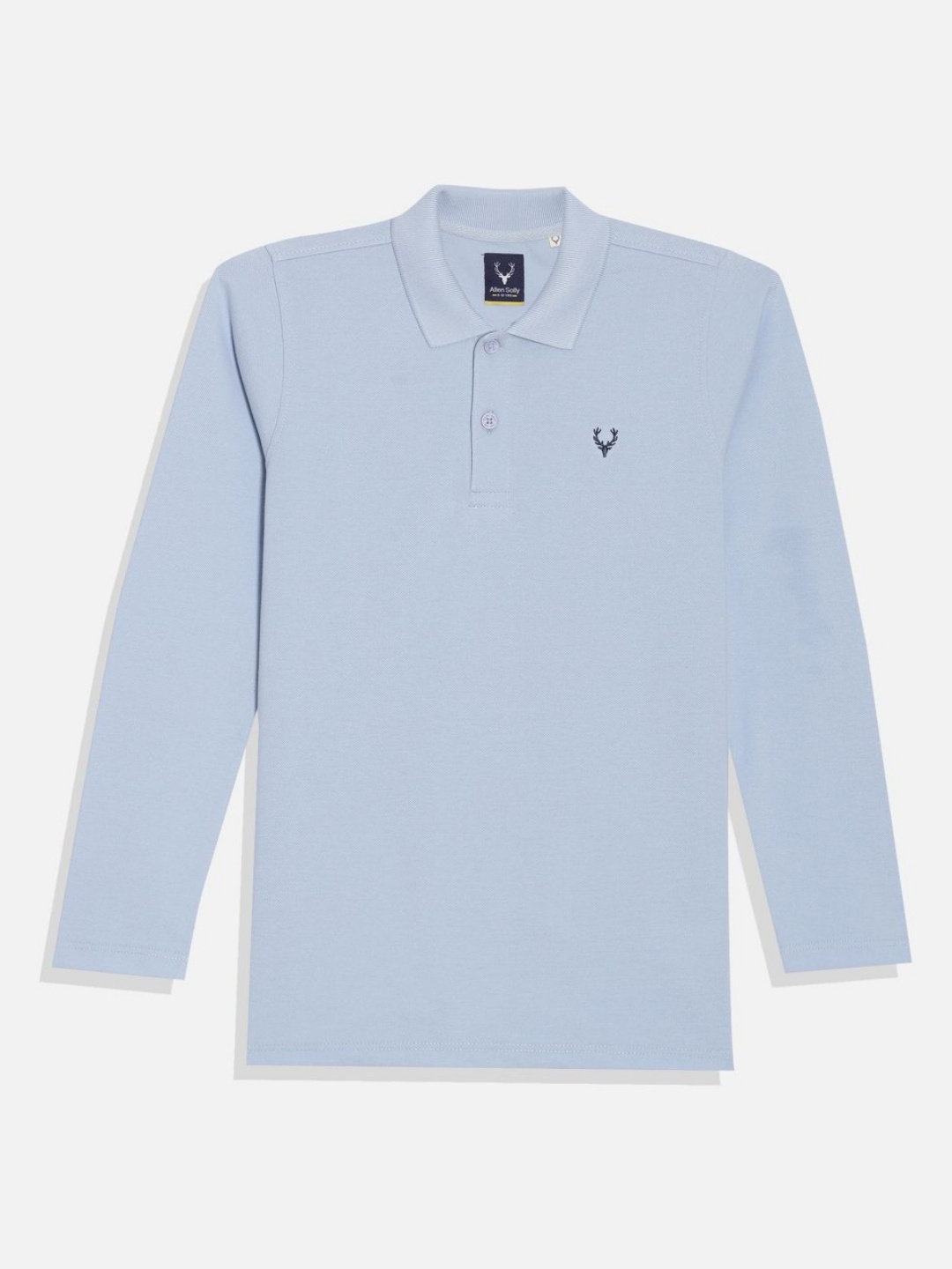 

Allen Solly Junior Boys Solid Polo Collar Cotton T-shirt, Blue