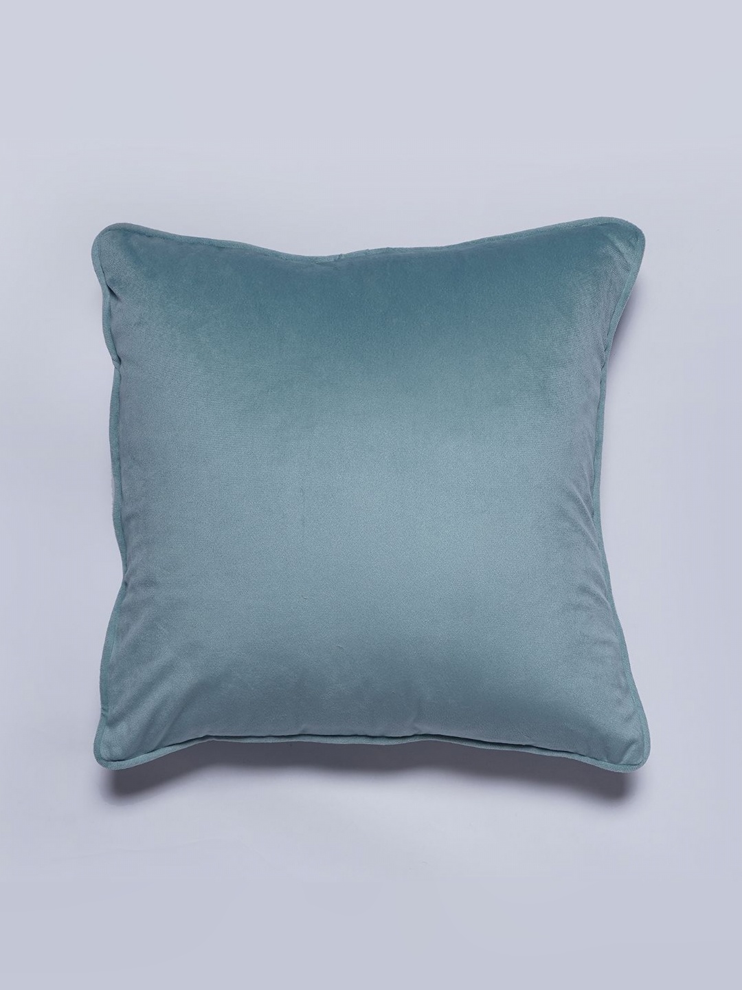 

Aura Blue Velvet Square Cushion Covers