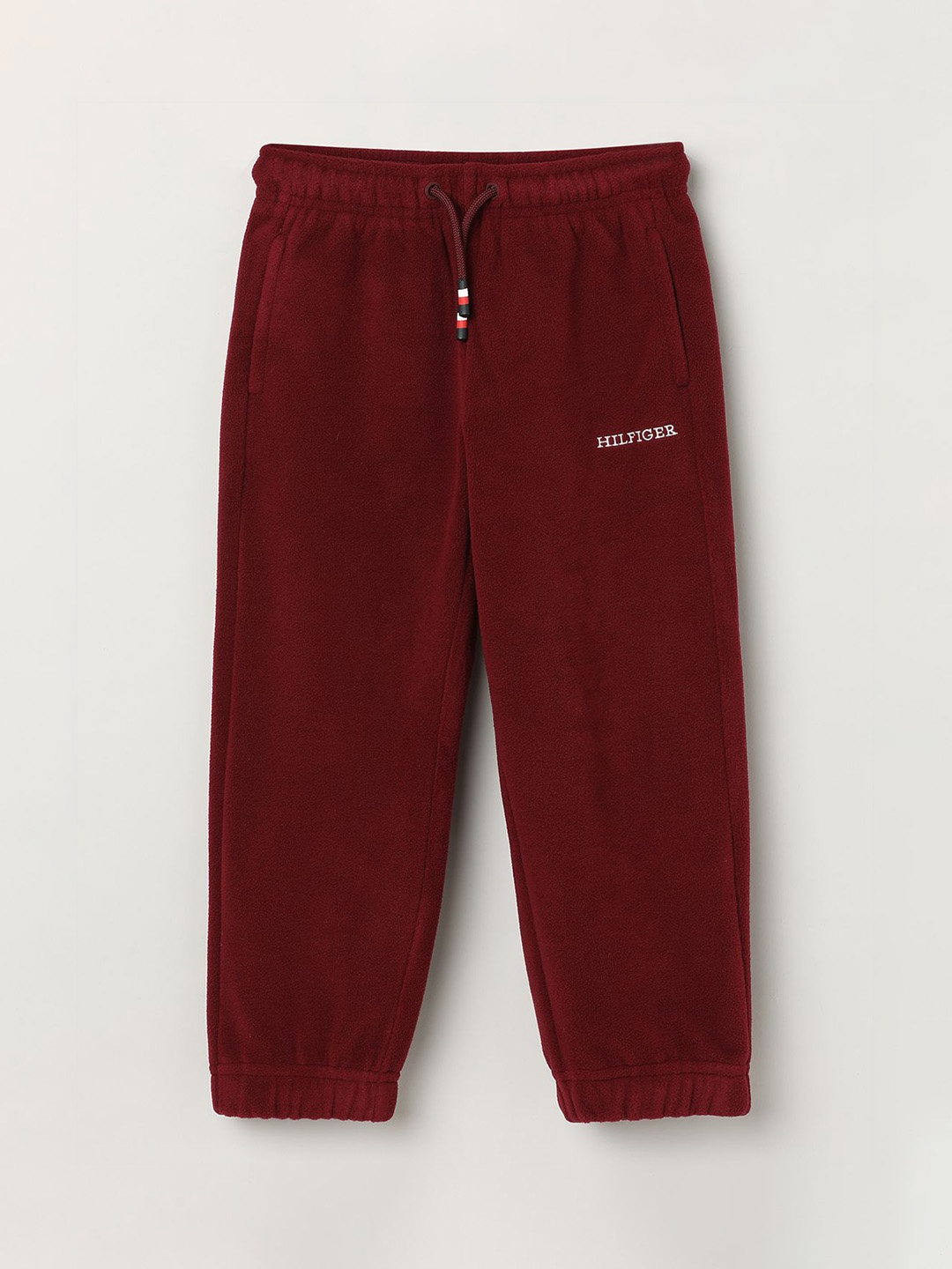 

Tommy Hilfiger Boys Mid-Rise Jogger, Maroon