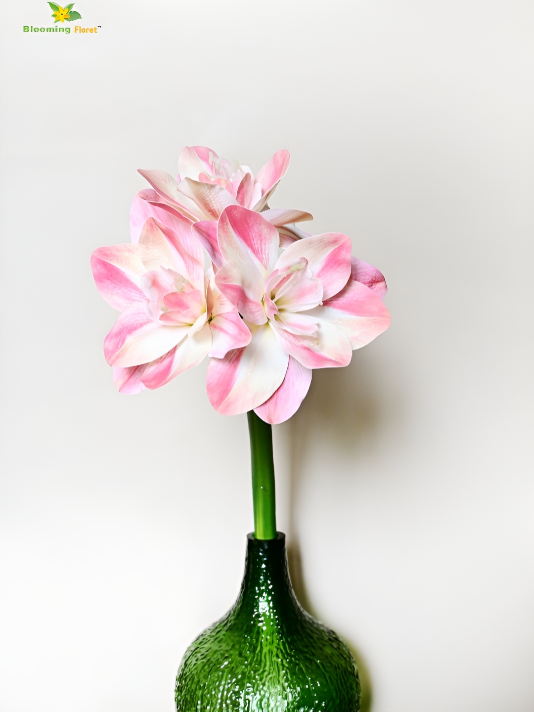 

Blooming Floret Pink & Green Lily Artificial Flower