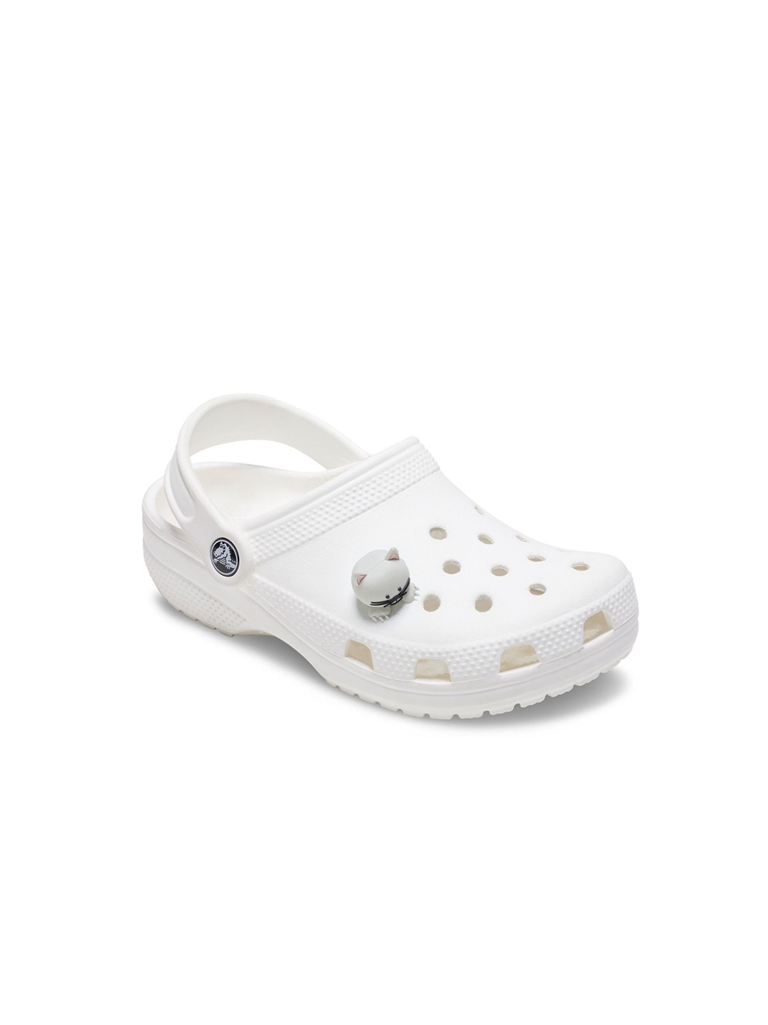 

Crocs Unisex 3D Kitty FC Shoe Charms Jibbitz, White