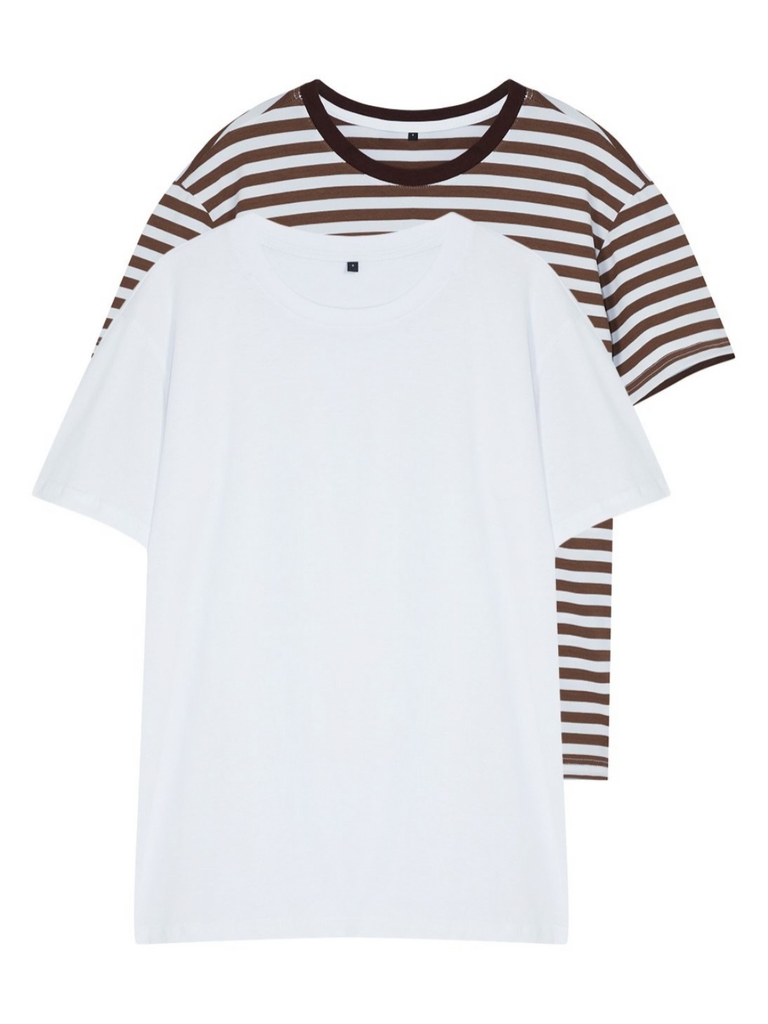 

Trendyol Men Striped V-Neck Monochrome Pockets T-shirt, Na