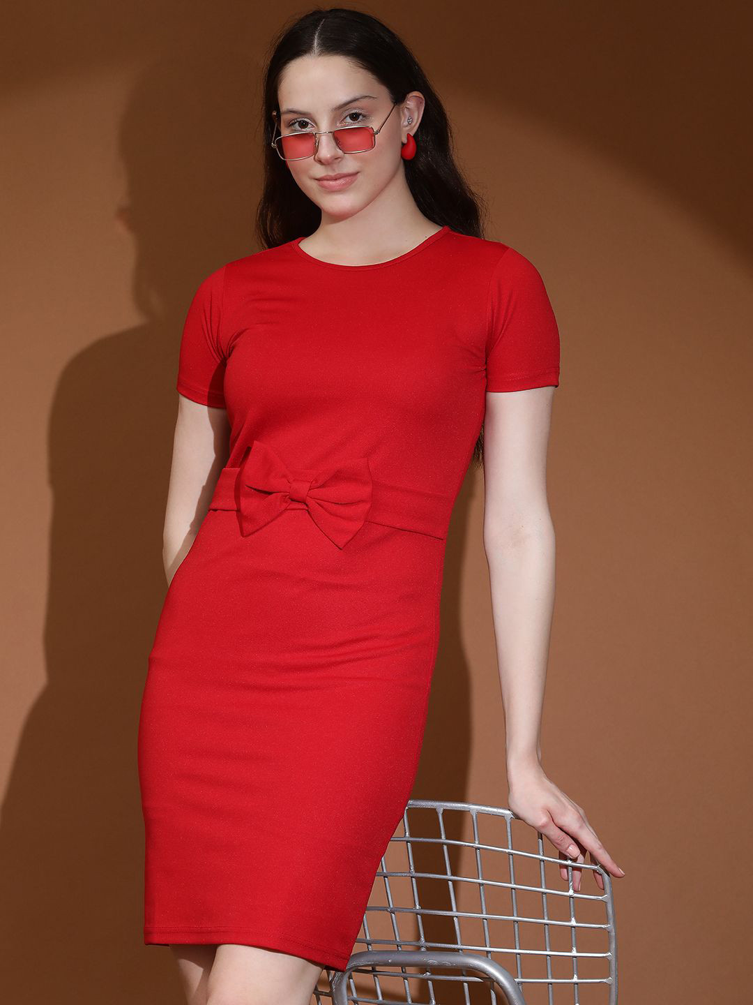 

Kotty Bodycon Dress, Red