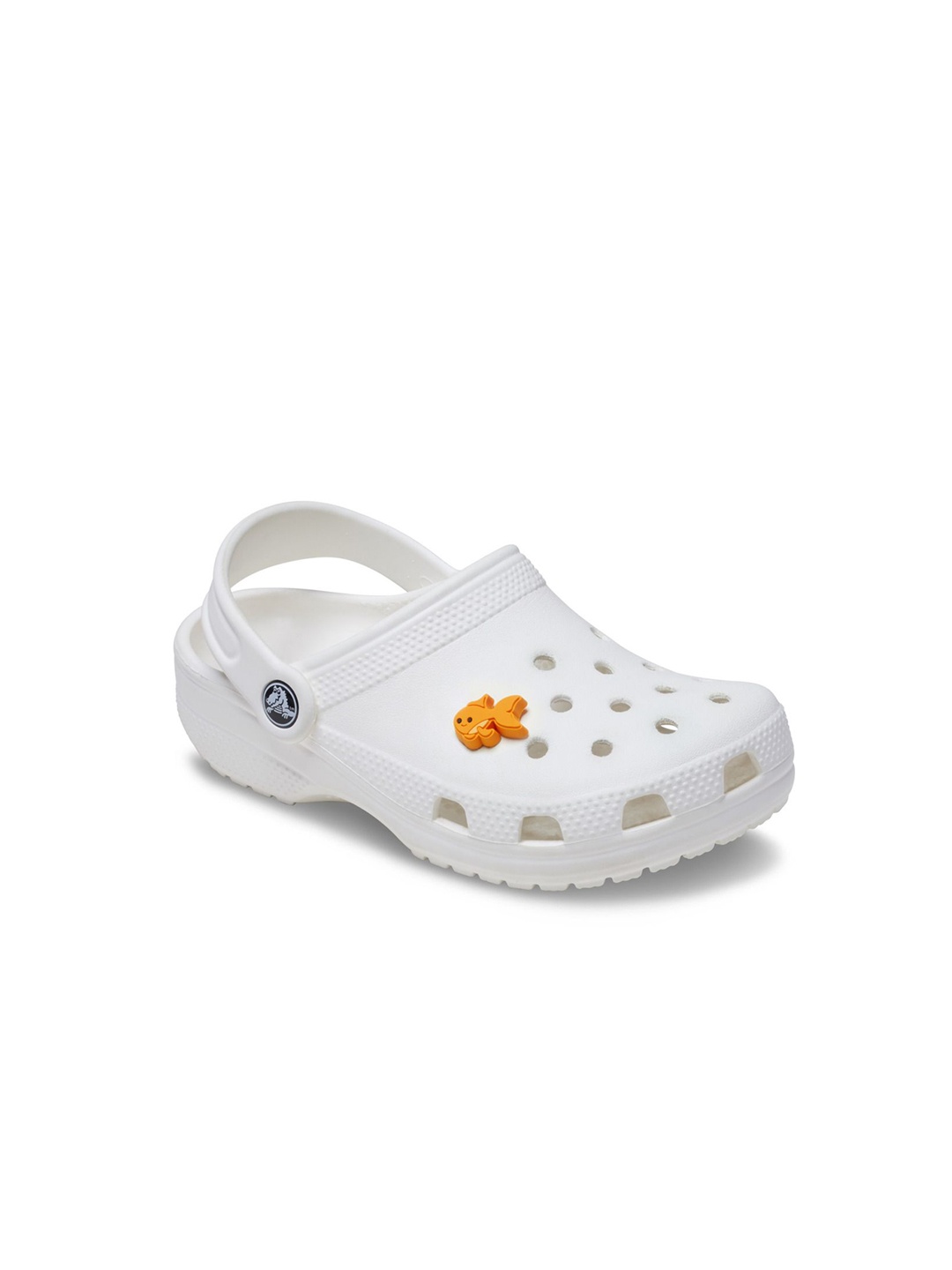 

Crocs Unisex Cartoon Gold Fishie Jibbitz, Orange