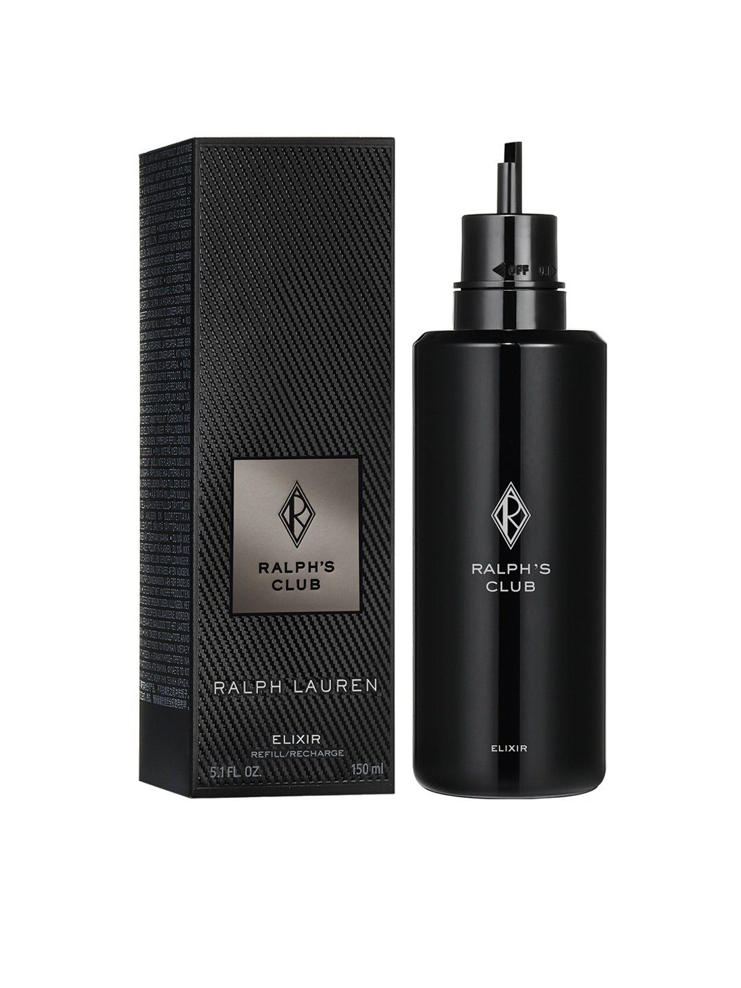 

Ralph Lauren Men Club Elixir Eau De Parfum Refill - 150 ml, Black