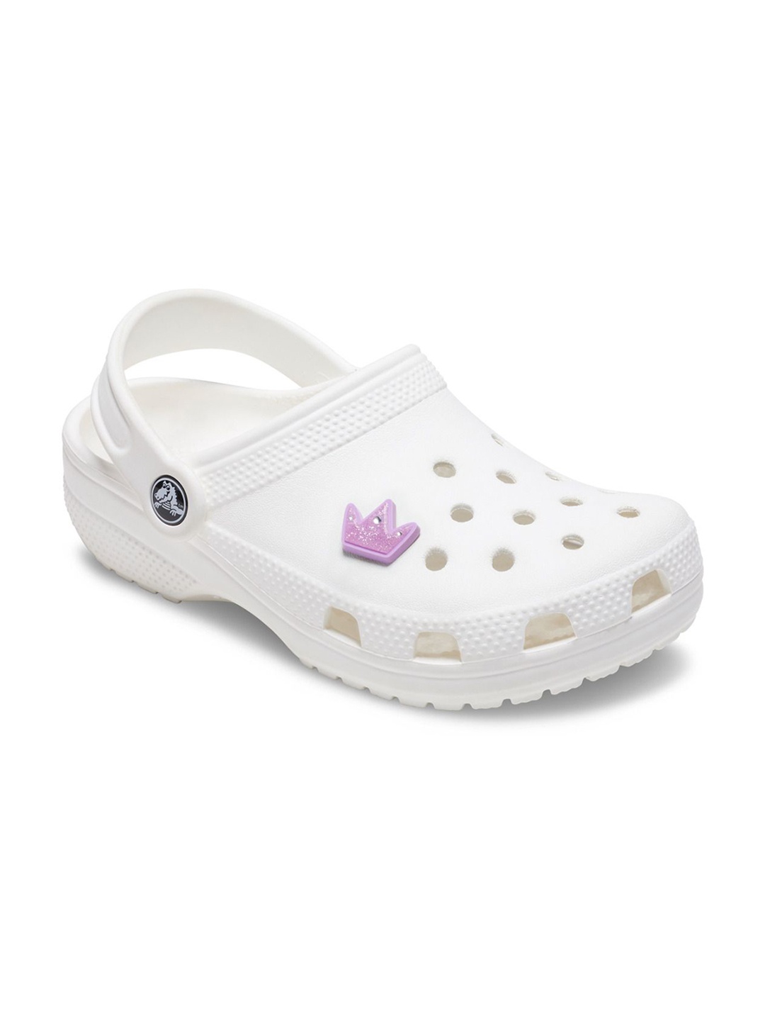 

Crocs Unisex Tiny Glitter Crown Shoe Charms Jibbitz, Purple