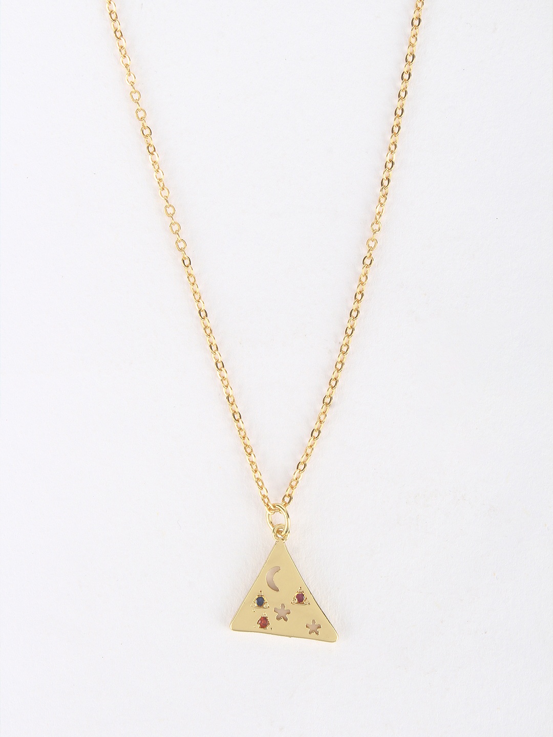 

KPOP Gold-Plated Cubic Zirconia Minimal Spherical Pendant With Chain