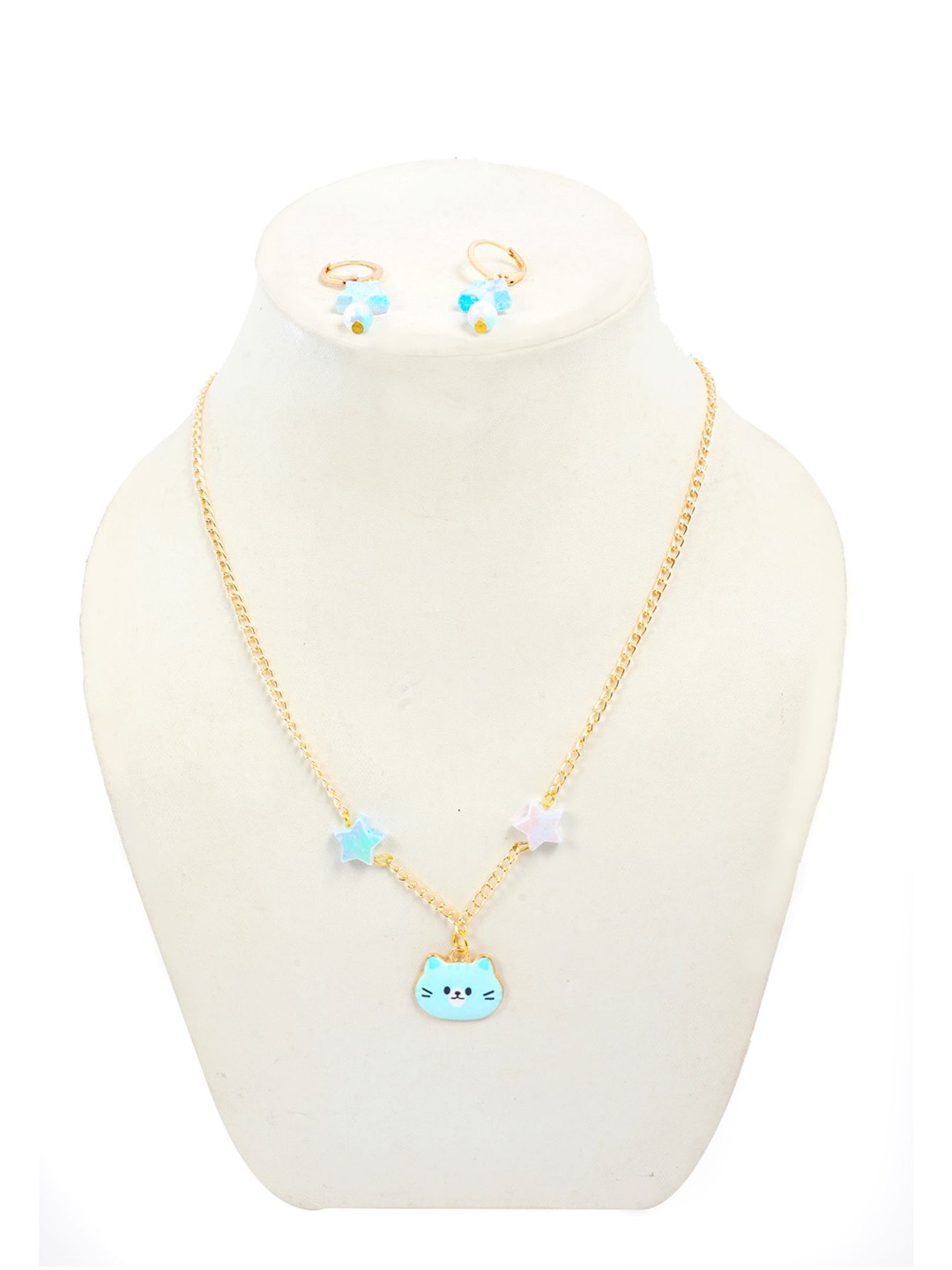 

Daizy Girls Star & Kitty Shaped Jewellery Set, Gold