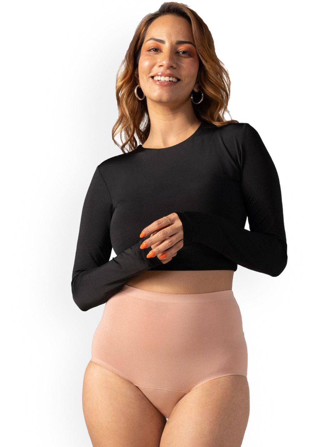 

Mahina Reusable & Leak Proof Period Panty Maple Sugar Modal High Rise Super Heavy Flow, Pink