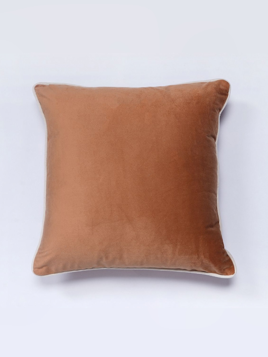 

Aura Peach-Coloured Velvet Square Cushion Covers