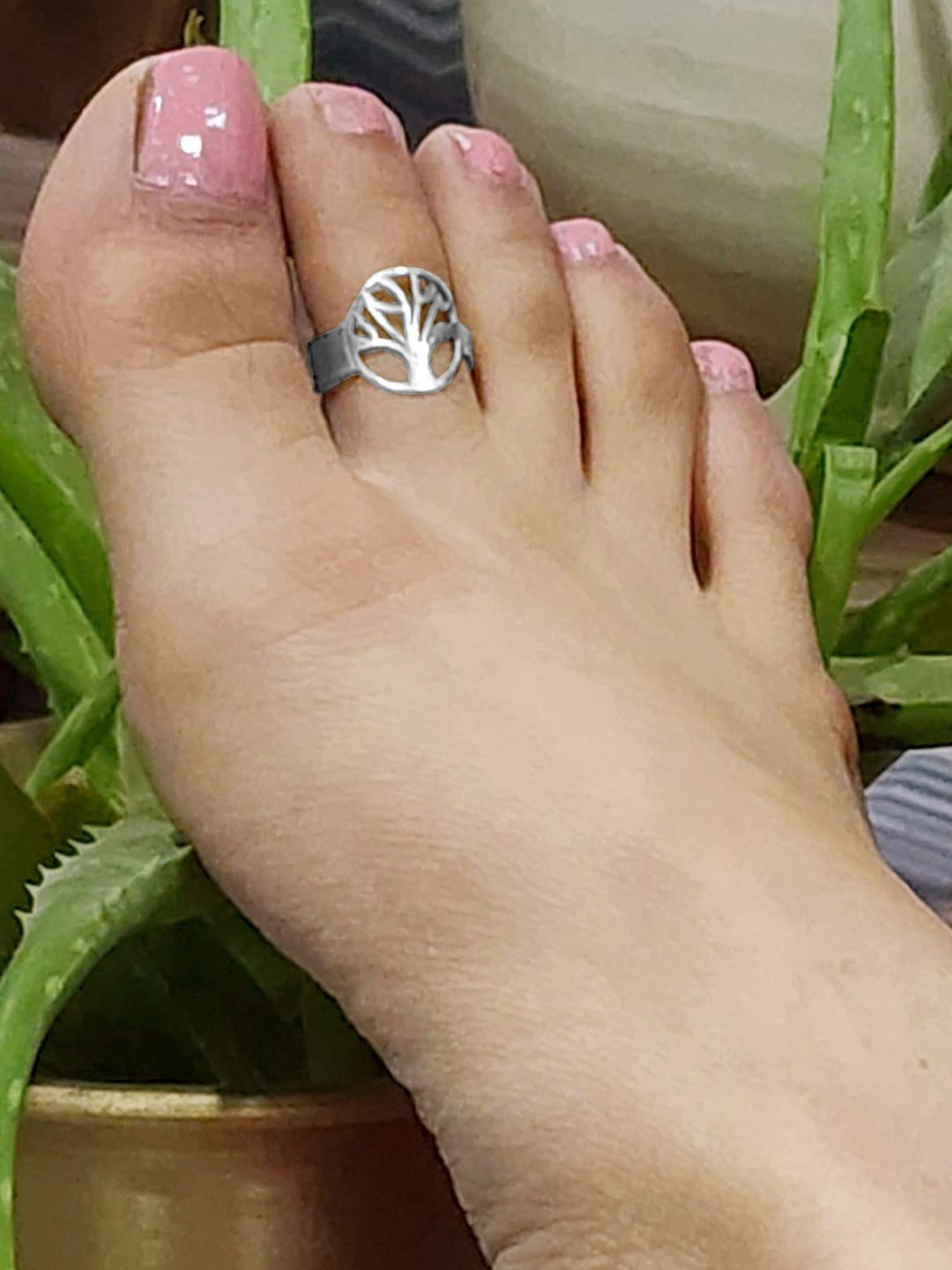 

Sangria 925 Sterling Silver Spiral Design Toe Rings