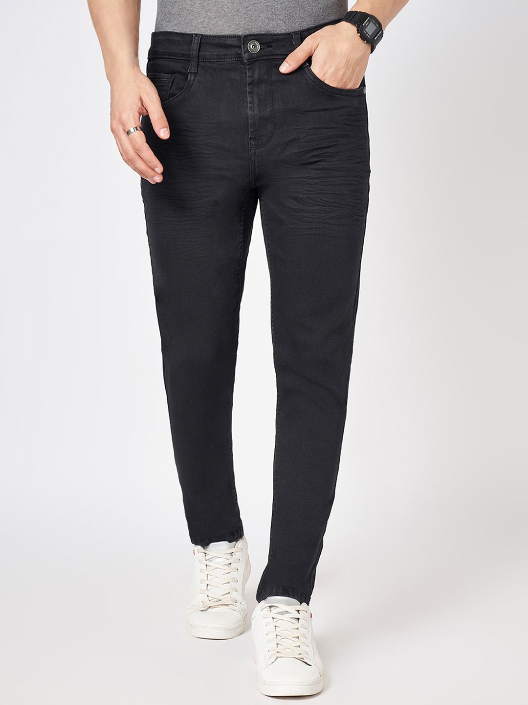 

SF JEANS by Pantaloons Men Slim Fit Jeans, Black